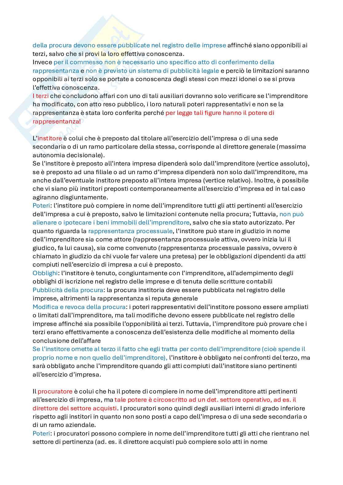 Diritto commerciale - Appunti completi per esame  Pag. 11