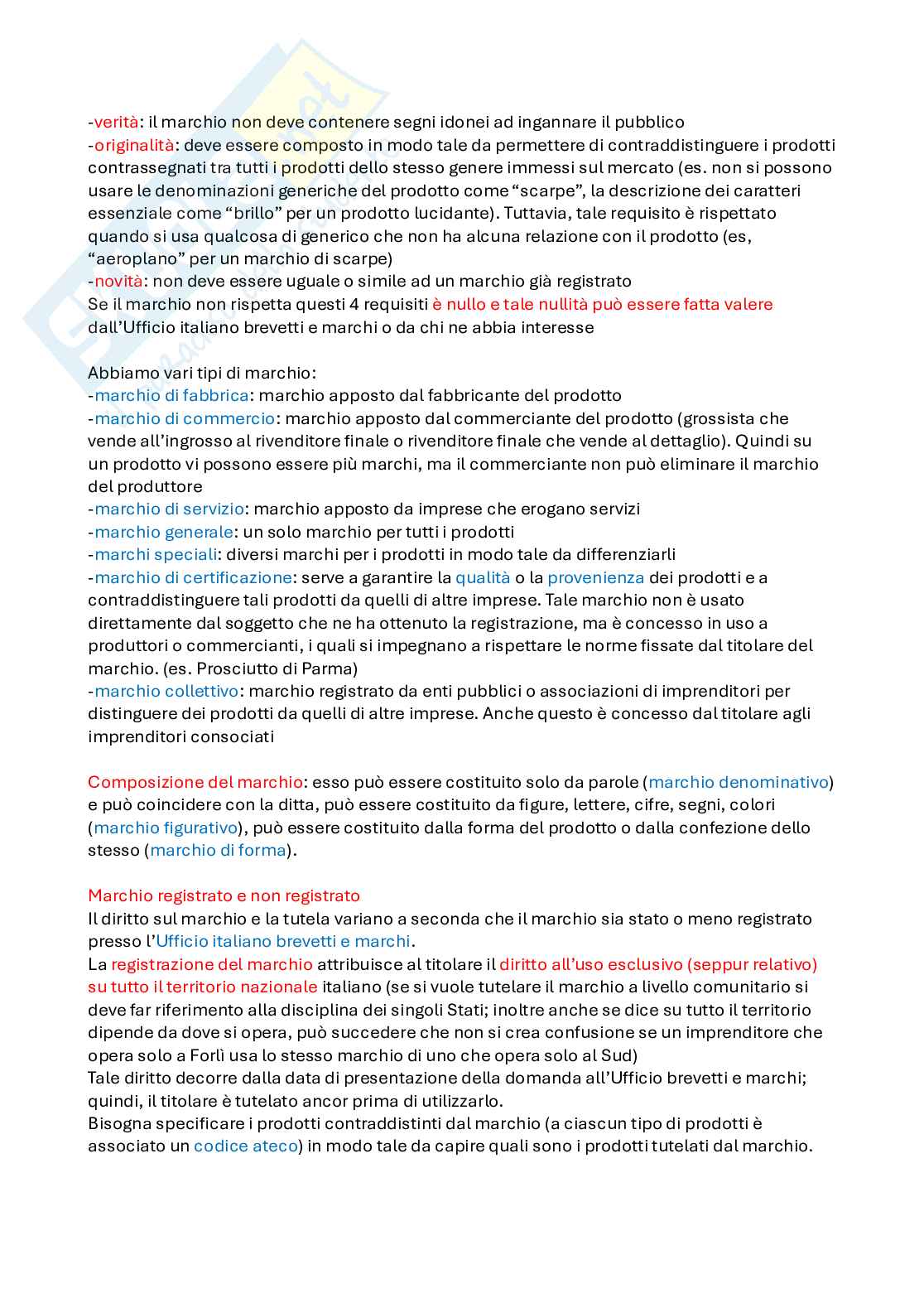 Diritto commerciale - Appunti completi per esame  Pag. 16