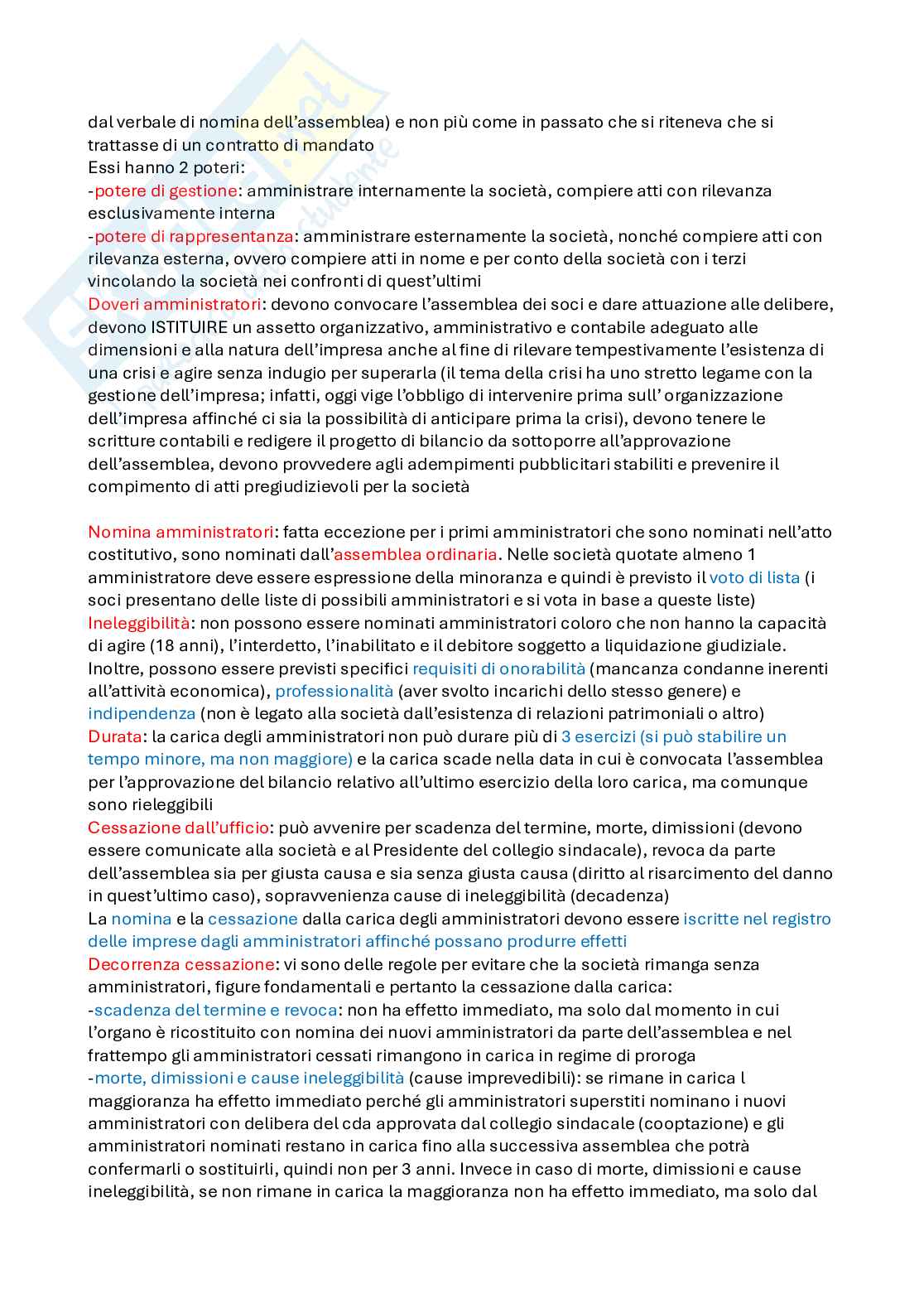 Diritto commerciale - Appunti completi per esame  Pag. 66