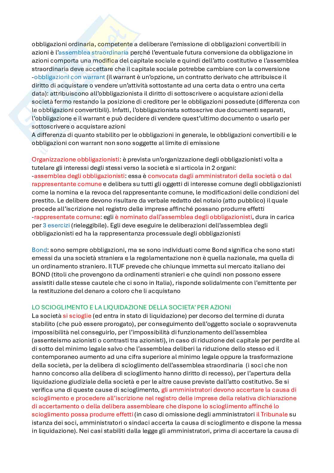 Diritto commerciale - Appunti completi per esame  Pag. 81