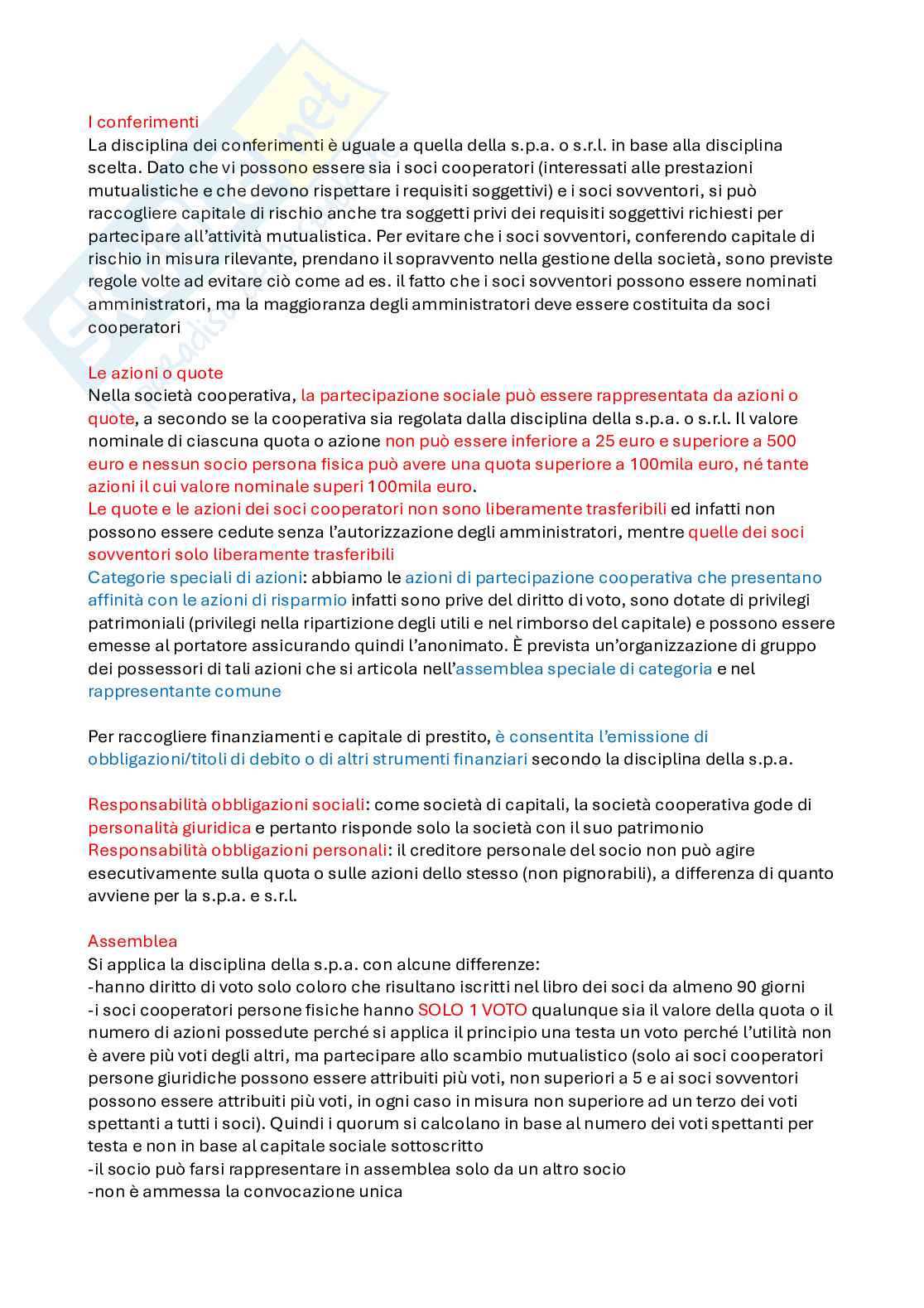Diritto commerciale - Appunti completi per esame  Pag. 91