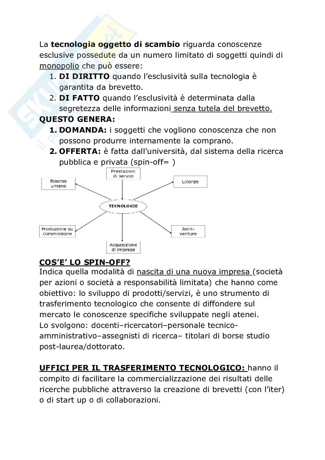 Innovazione (tecnologia dei cicli produttivi) Pag. 6