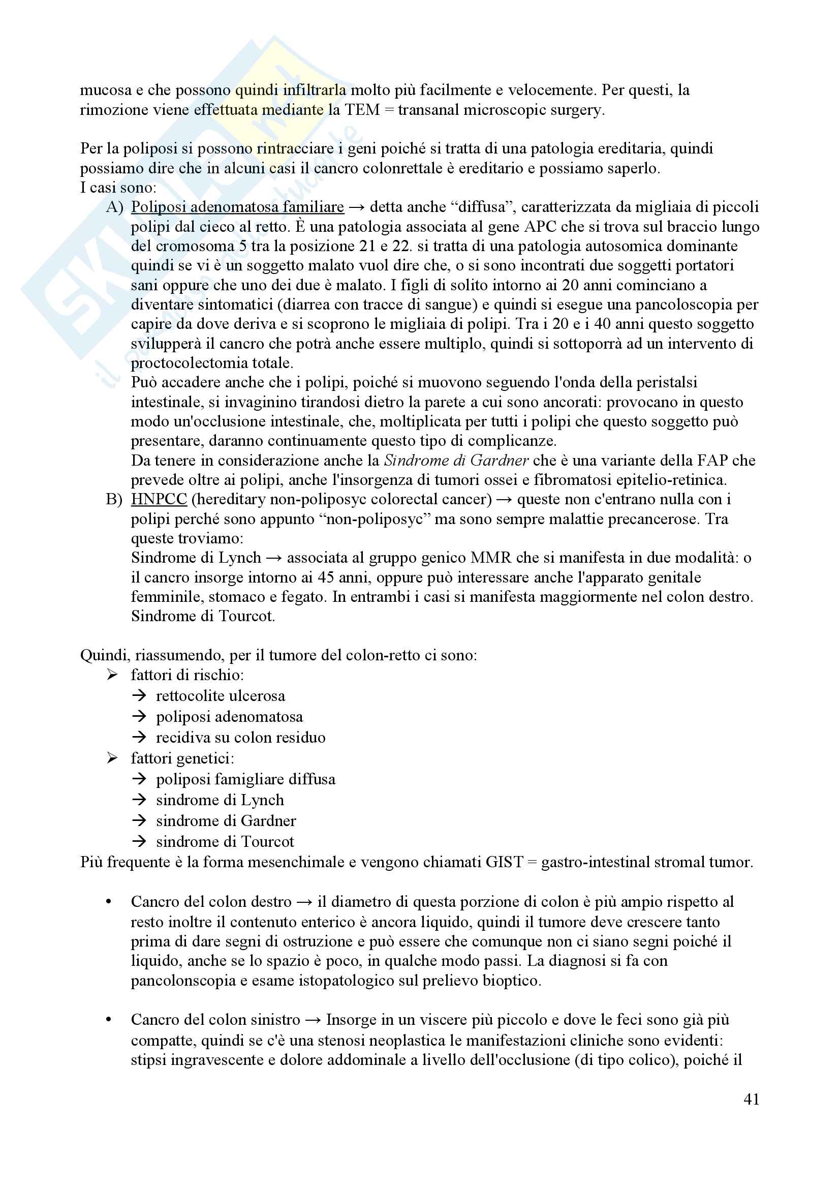 Chirurgia generale Pag. 41
