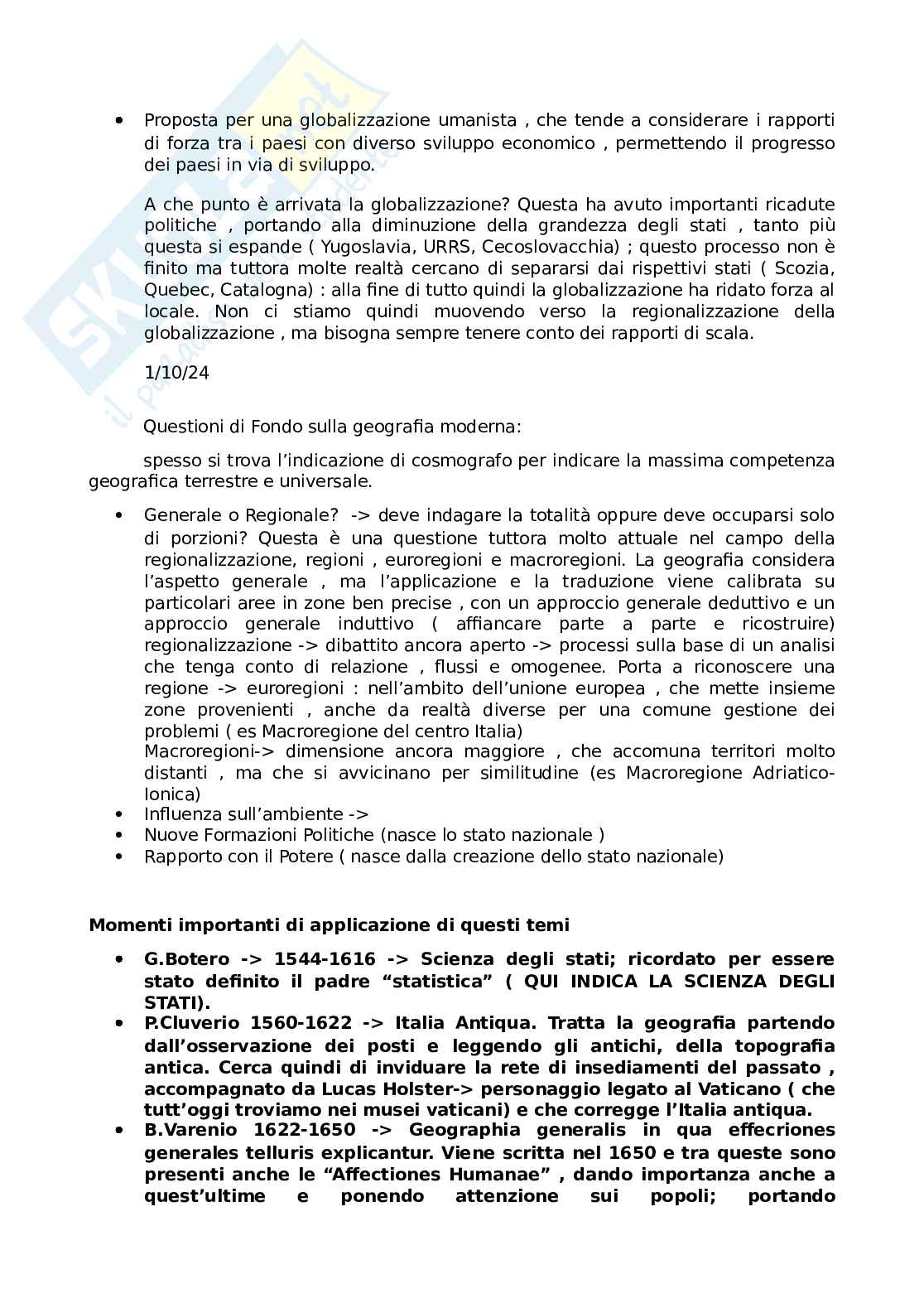 Appunti Geografia 2024/2025  Pag. 2