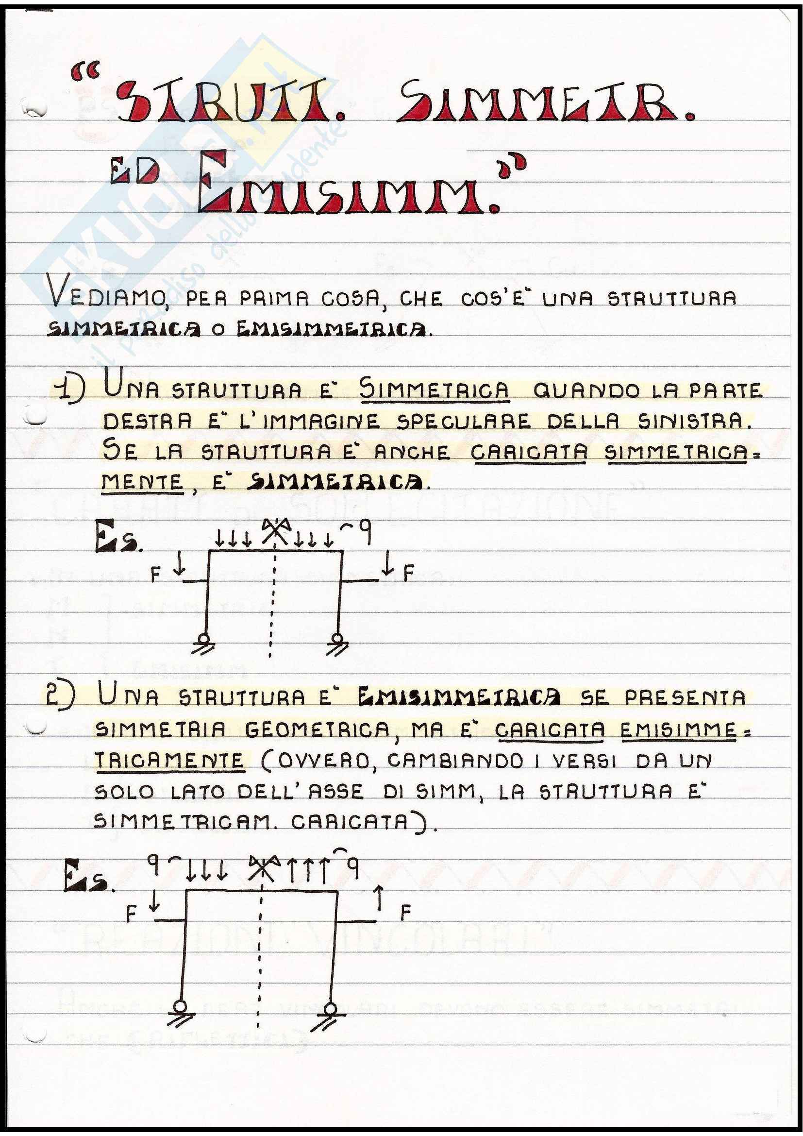 Scienza delle costruzioni - iperstaticità e labilità di una struttura Pag. 51