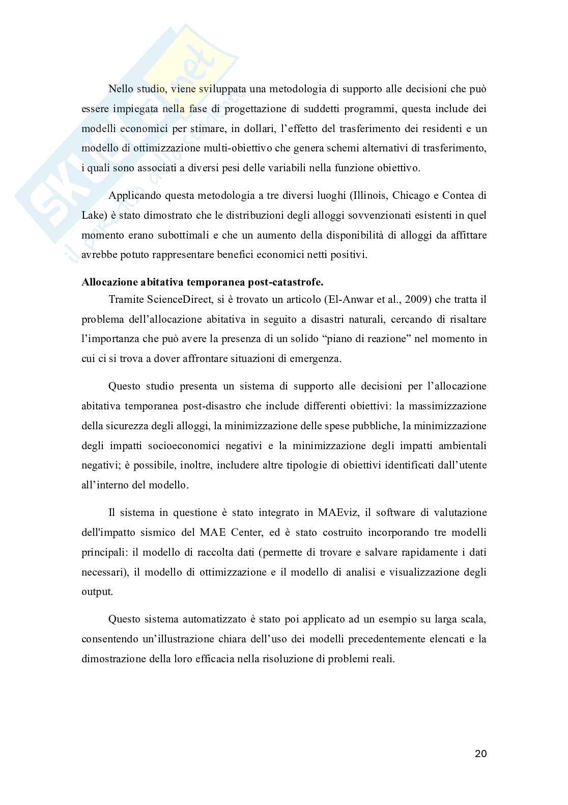 Ottimizzazione dei processi decisionali nel settore  immobiliare. L'università e il problema del caro-affitti  Pag. 26