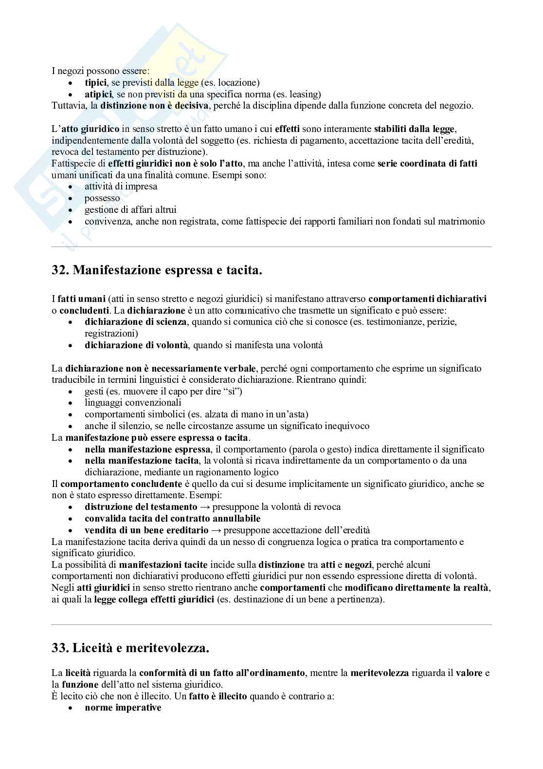 Riassunto esame Diritto privato , Prof. Malomo Anna, libro consigliato Manuale di diritto civile, Perlingieri Pag. 26