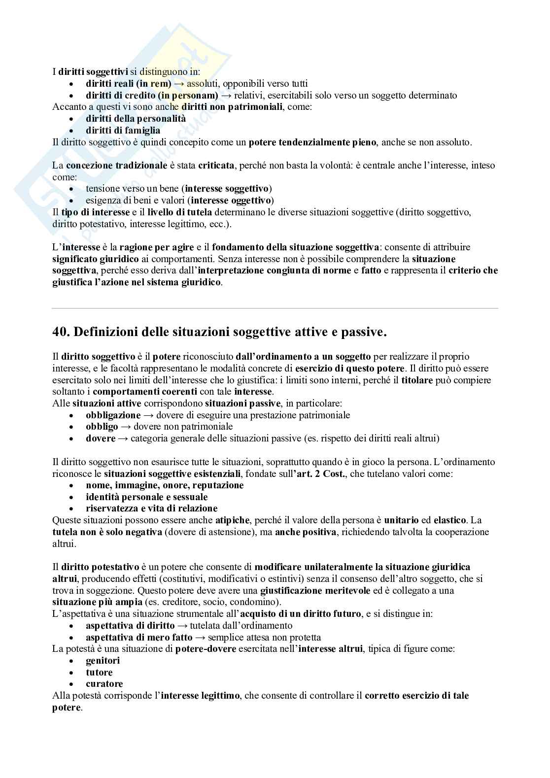 Riassunto esame Diritto privato , Prof. Malomo Anna, libro consigliato Manuale di diritto civile, Perlingieri Pag. 31