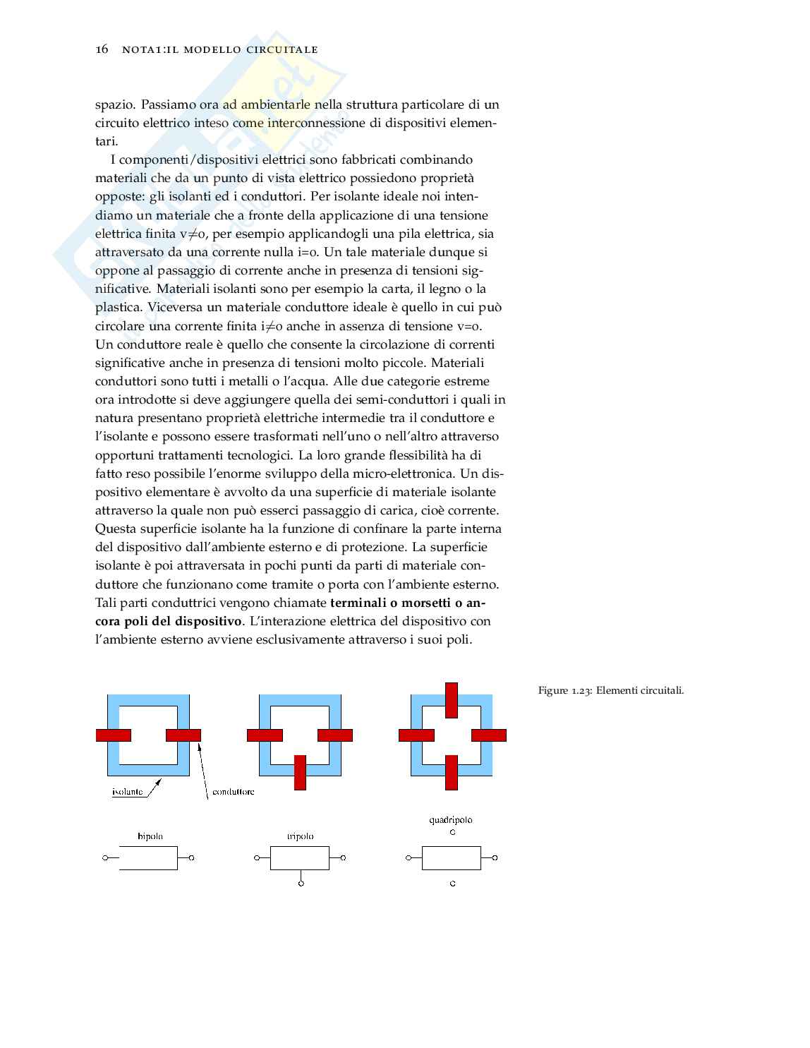 Introduzione al modello circuitale: Fondamenti di elettrotecnica Pag. 16