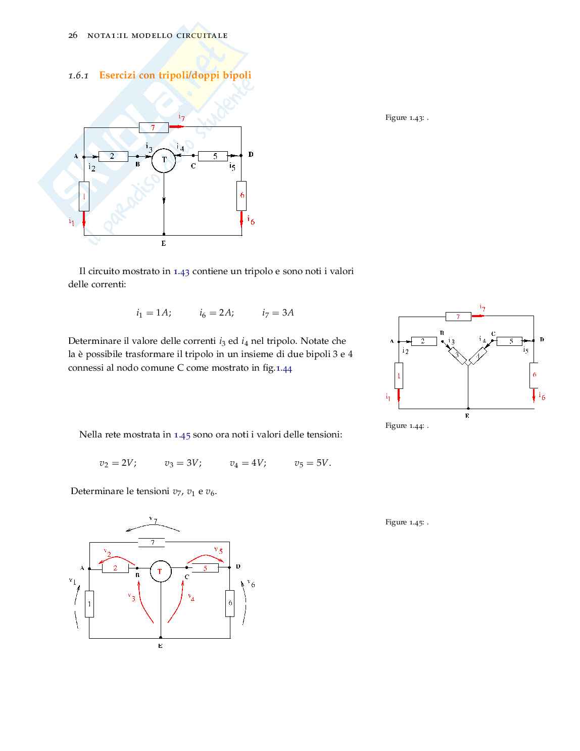 Introduzione al modello circuitale: Fondamenti di elettrotecnica Pag. 26