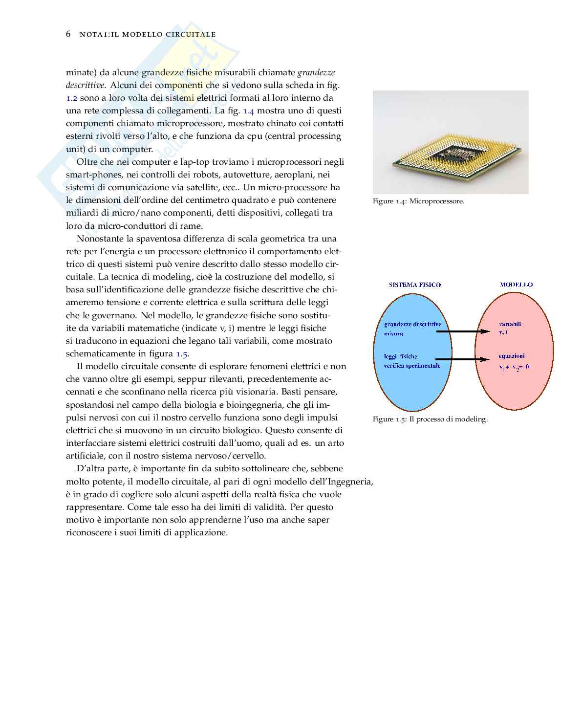 Introduzione al modello circuitale: Fondamenti di elettrotecnica Pag. 6