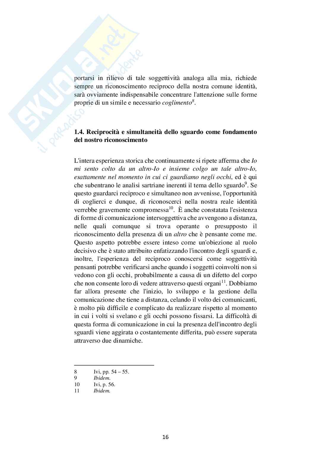 L’importanza dello sguardo nell’interazione con l’Altro-Io. Disturbo dello spettro autistico  e contatto oculare anomalo  Pag. 16