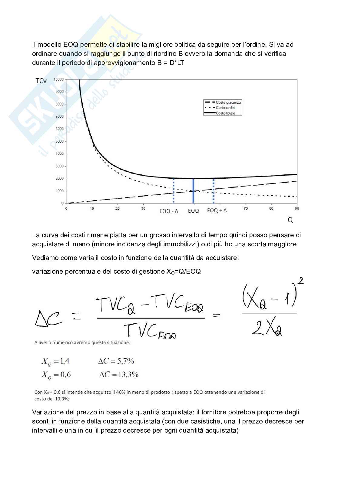 Appunti completi Logistica industriale Pag. 66