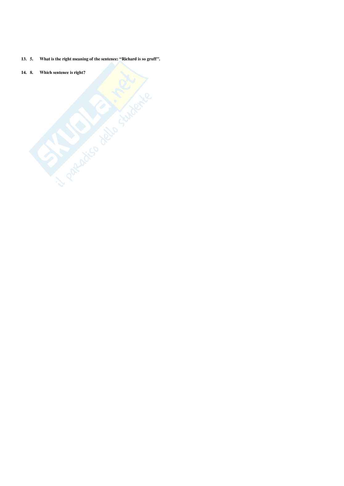 Paniere di Lingua inglese (2026) - Risposte Multiple Corrette Pag. 71