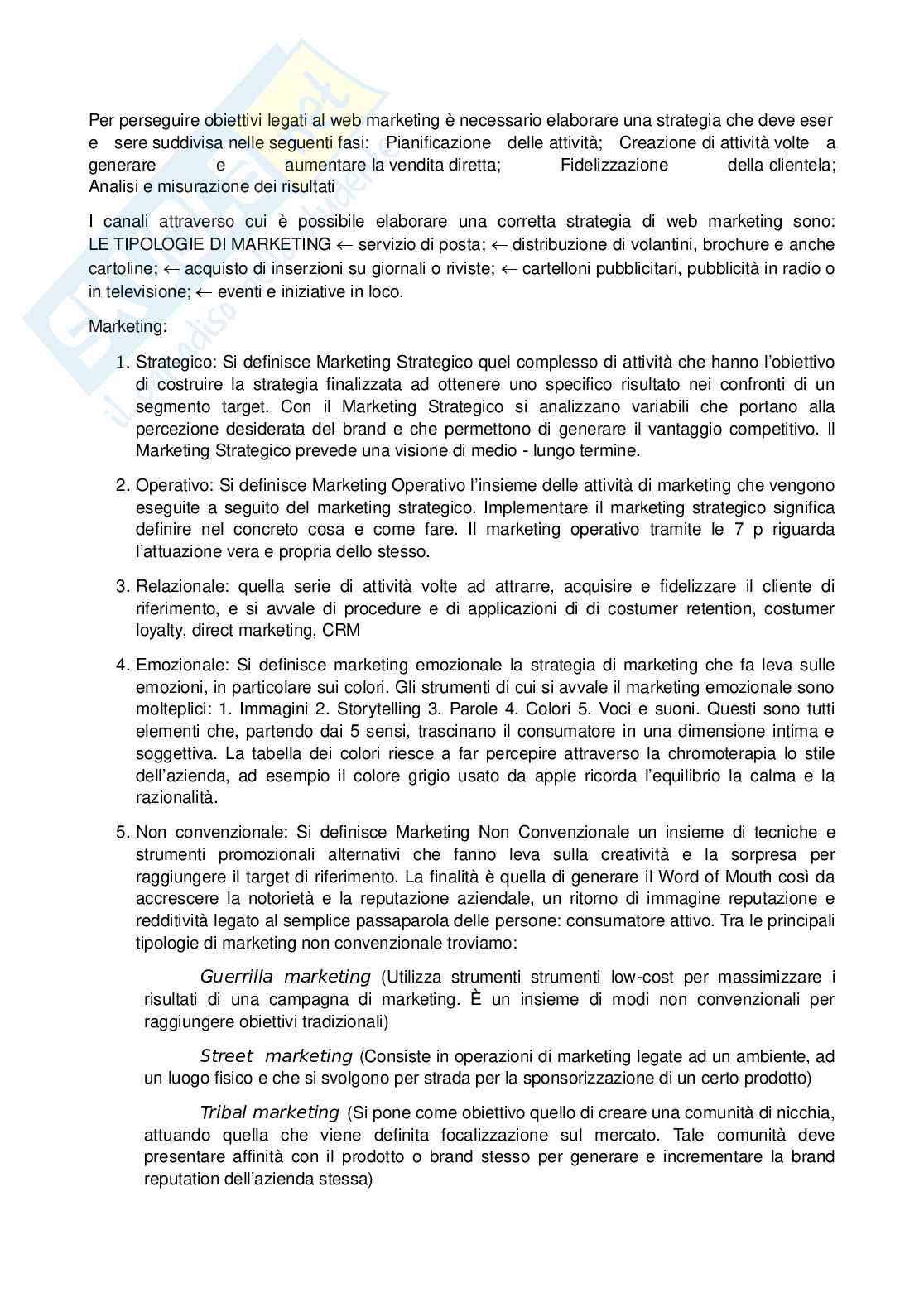 Strategie di marketing e comunicazione d'impresa Pag. 16