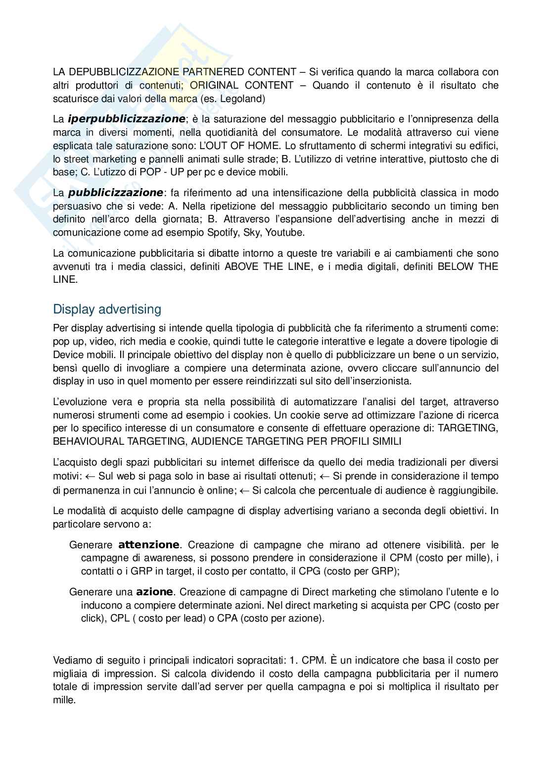Strategie di marketing e comunicazione d'impresa Pag. 31