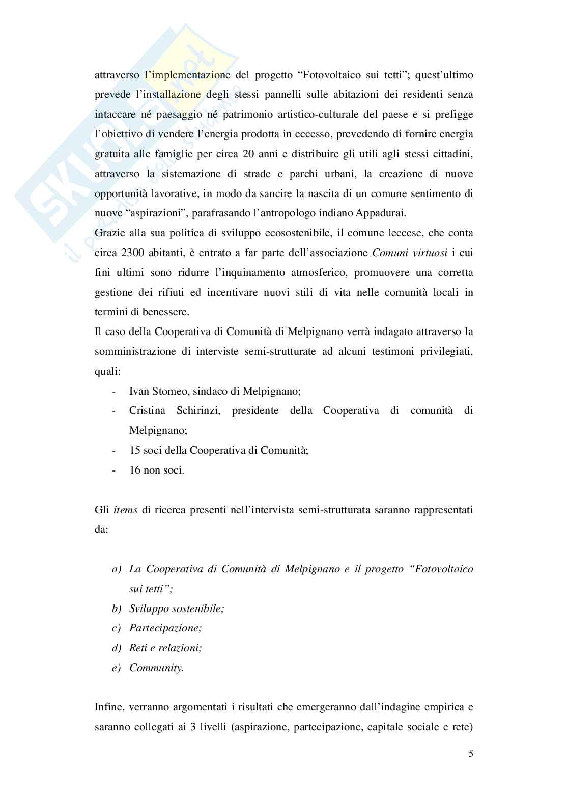 Cooperativa di comunità: il caso di Melpignano Pag. 11