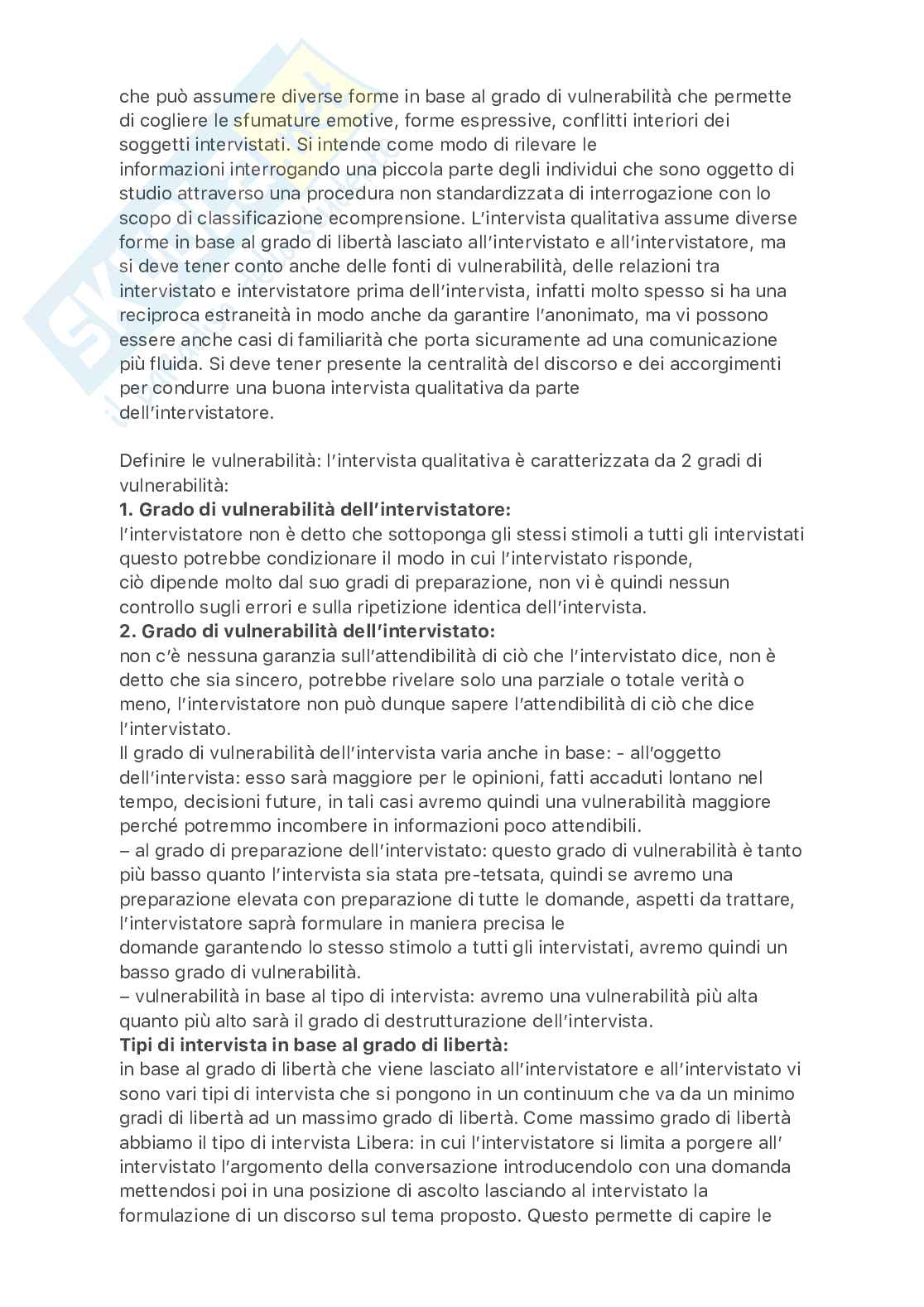 Domande e risposte esame Metodologia della ricerca sociale e analisi dei consumi Pag. 6
