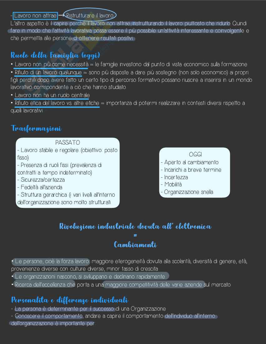 Appunti psicologia del lavoro e delle organizzazioni  Pag. 6