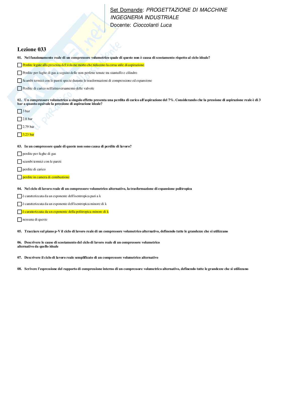 Paniere Progettazione di macchine Pag. 36