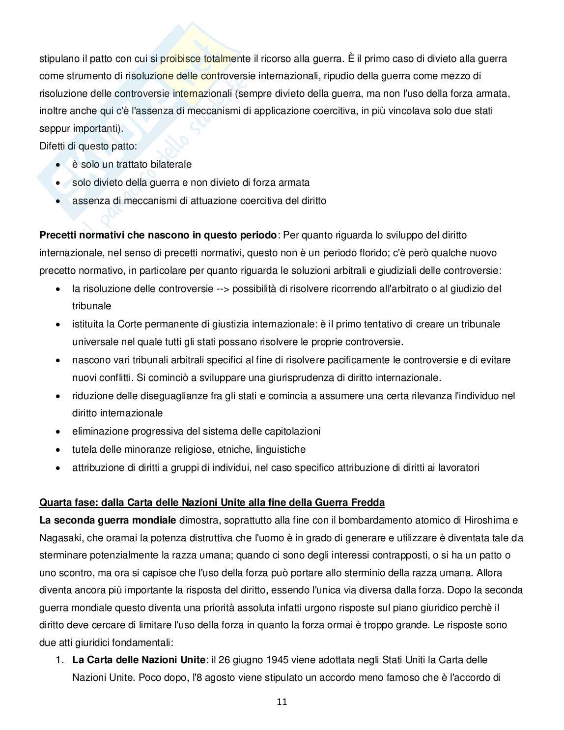 Diritto internazionale Pag. 11