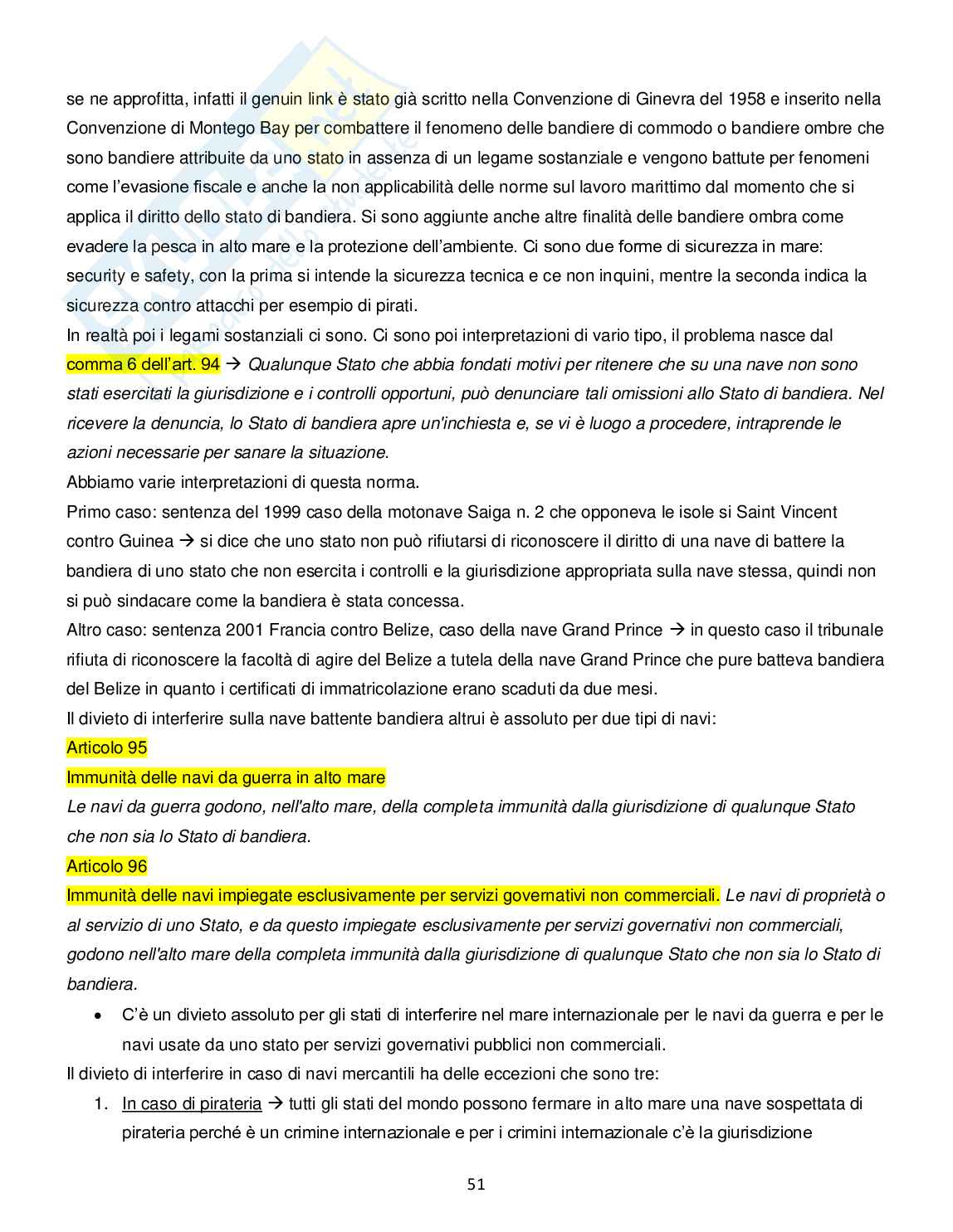Diritto internazionale Pag. 51
