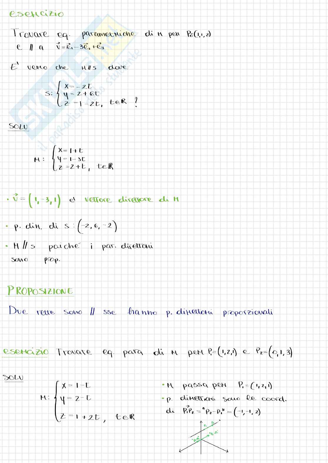 Appunti lezione 2024-2025 Geometria e algebra lineare Pag. 1