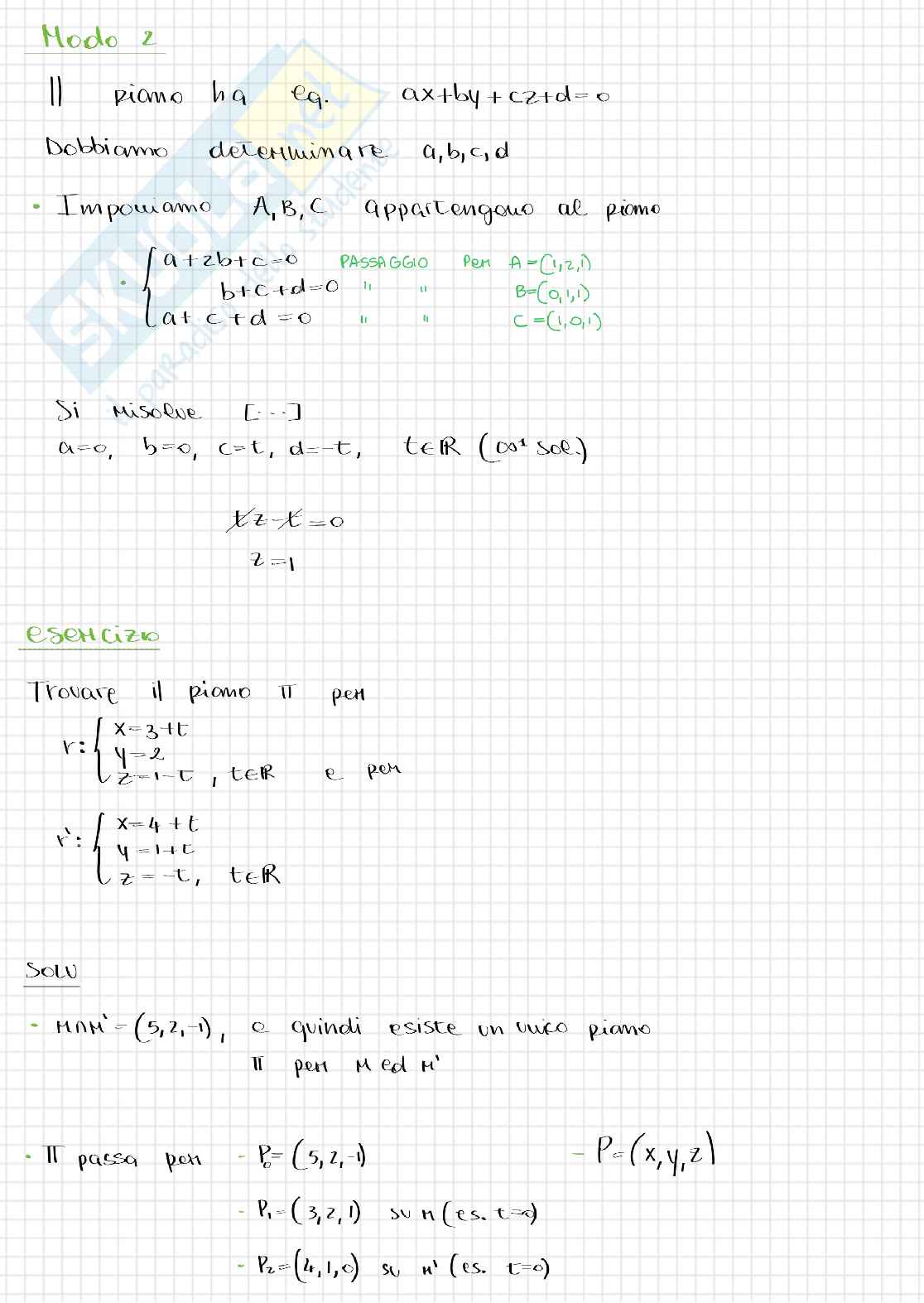 Appunti lezione 2024-2025 Geometria e algebra lineare Pag. 6