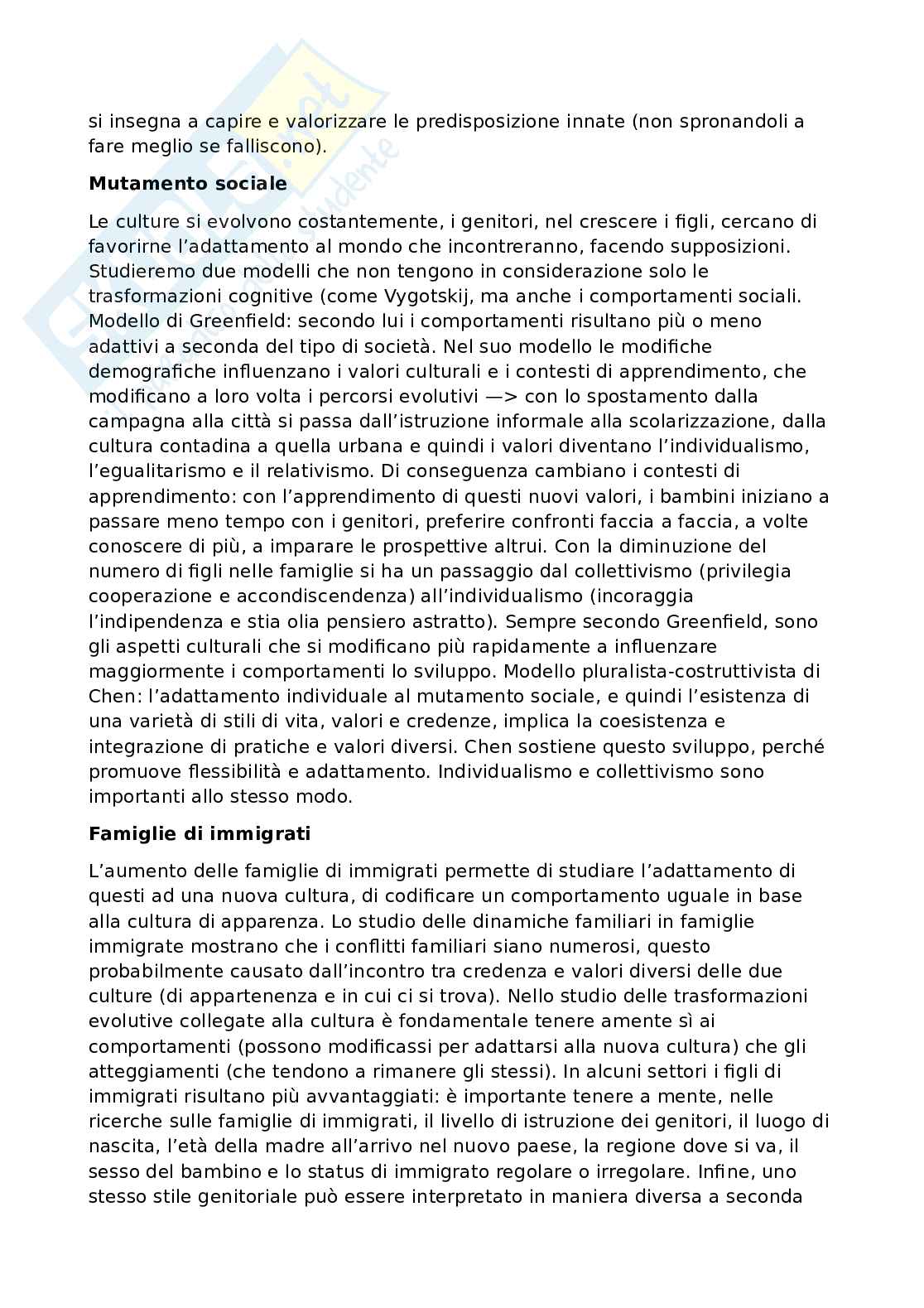 Teorie dello sviluppo: Piaget (Stadi cognitivi), Freud, Erikson e Vygotskij Pag. 61