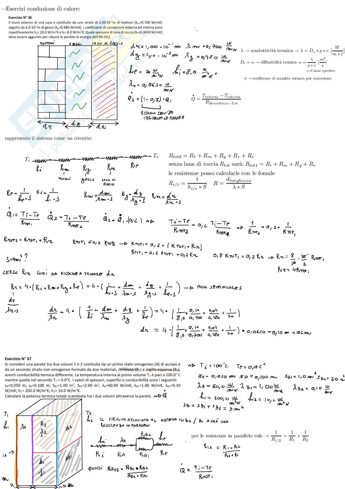 Esercizi conduzione con note  Pag. 1
