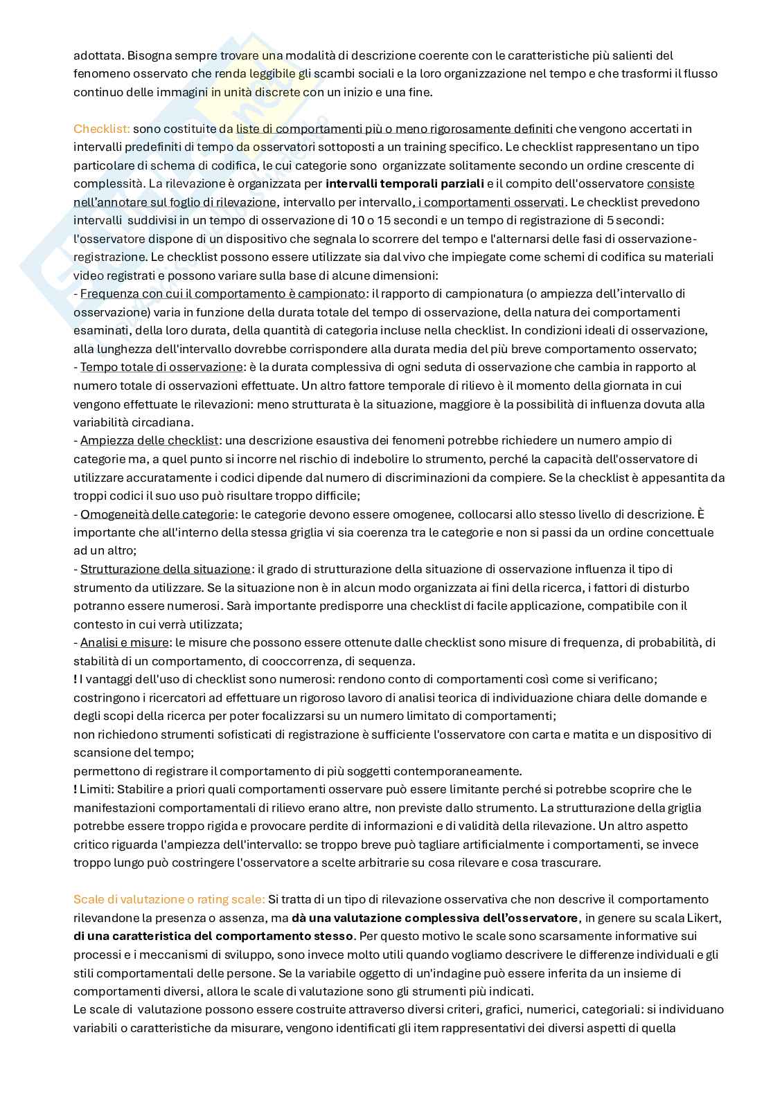 Appunti di Tecniche di osservazione del comportamento nei gruppi  Pag. 16