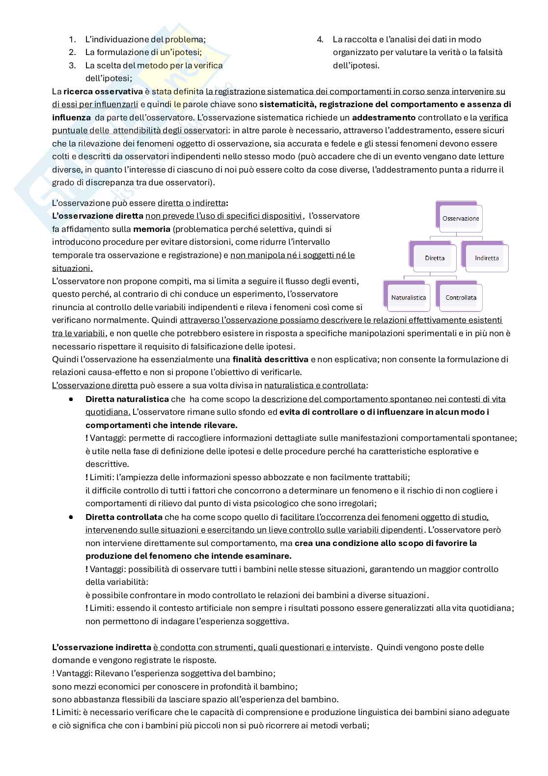Appunti di Tecniche di osservazione del comportamento nei gruppi  Pag. 2