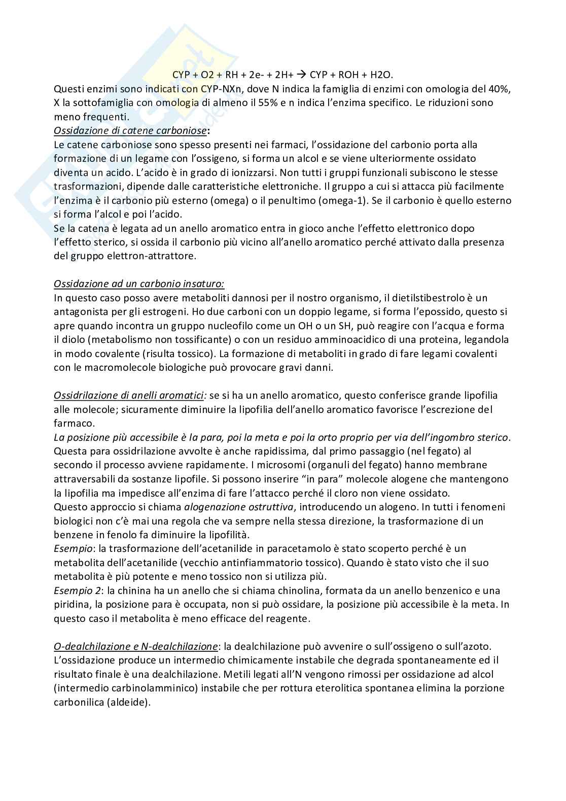 Chimica farmaceutica I Pag. 21