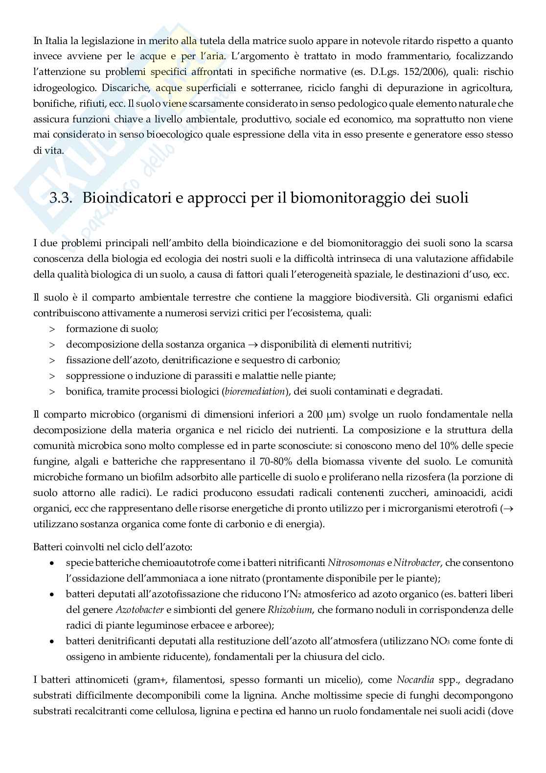 Biomonitoraggio dell'aria e del suolo Pag. 41