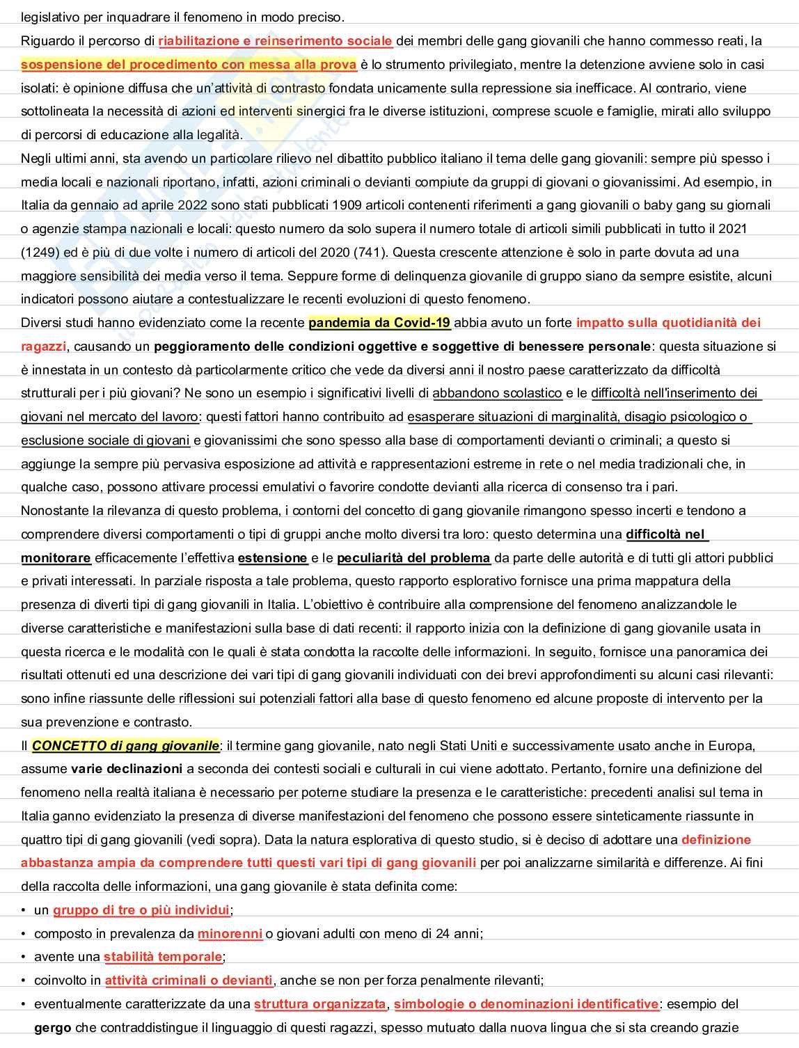 Appunti lezioni Criminologia  Pag. 11