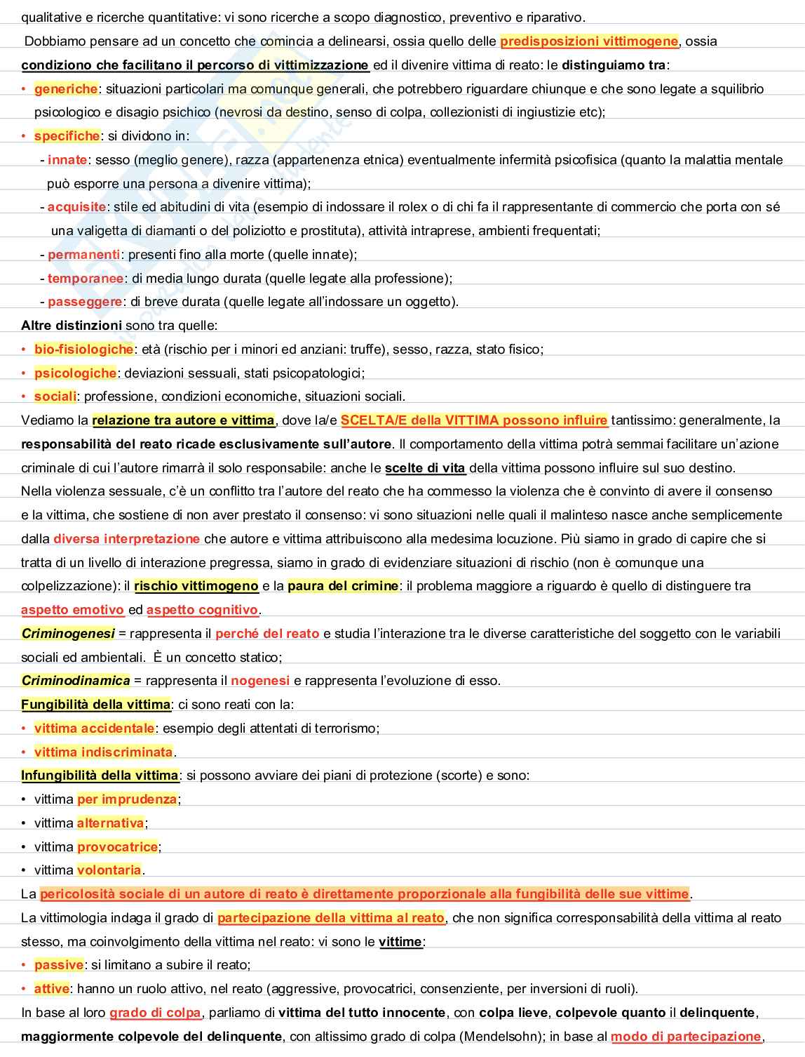 Appunti lezioni Criminologia  Pag. 16
