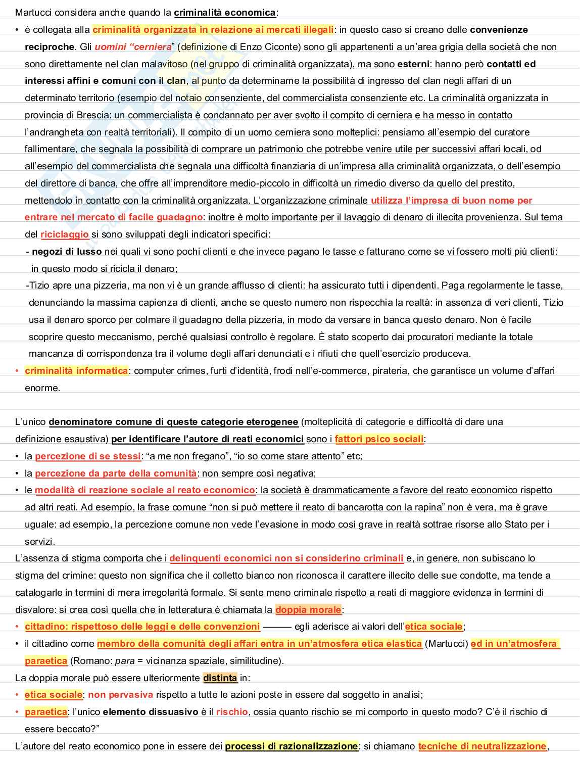 Appunti lezioni Criminologia  Pag. 31