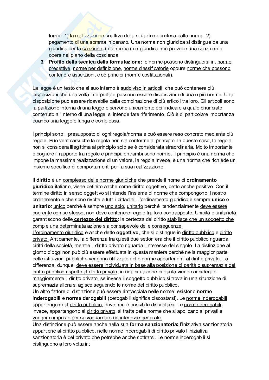 Appunti lezione Diritto privato  Pag. 2