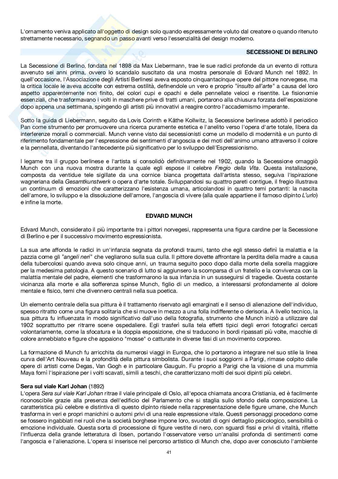 Riassunto esame Storia del design, Prof. Cicciarella Teresa Lucia, libro consigliato Manuale di storia del design , Dardi, Pasca  Pag. 41
