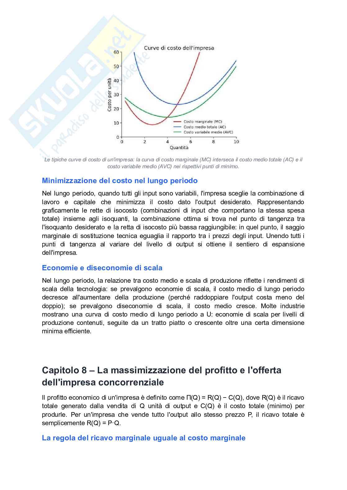 Schema discorsivo in preparazione all'esame di Microeconomia Pag. 11