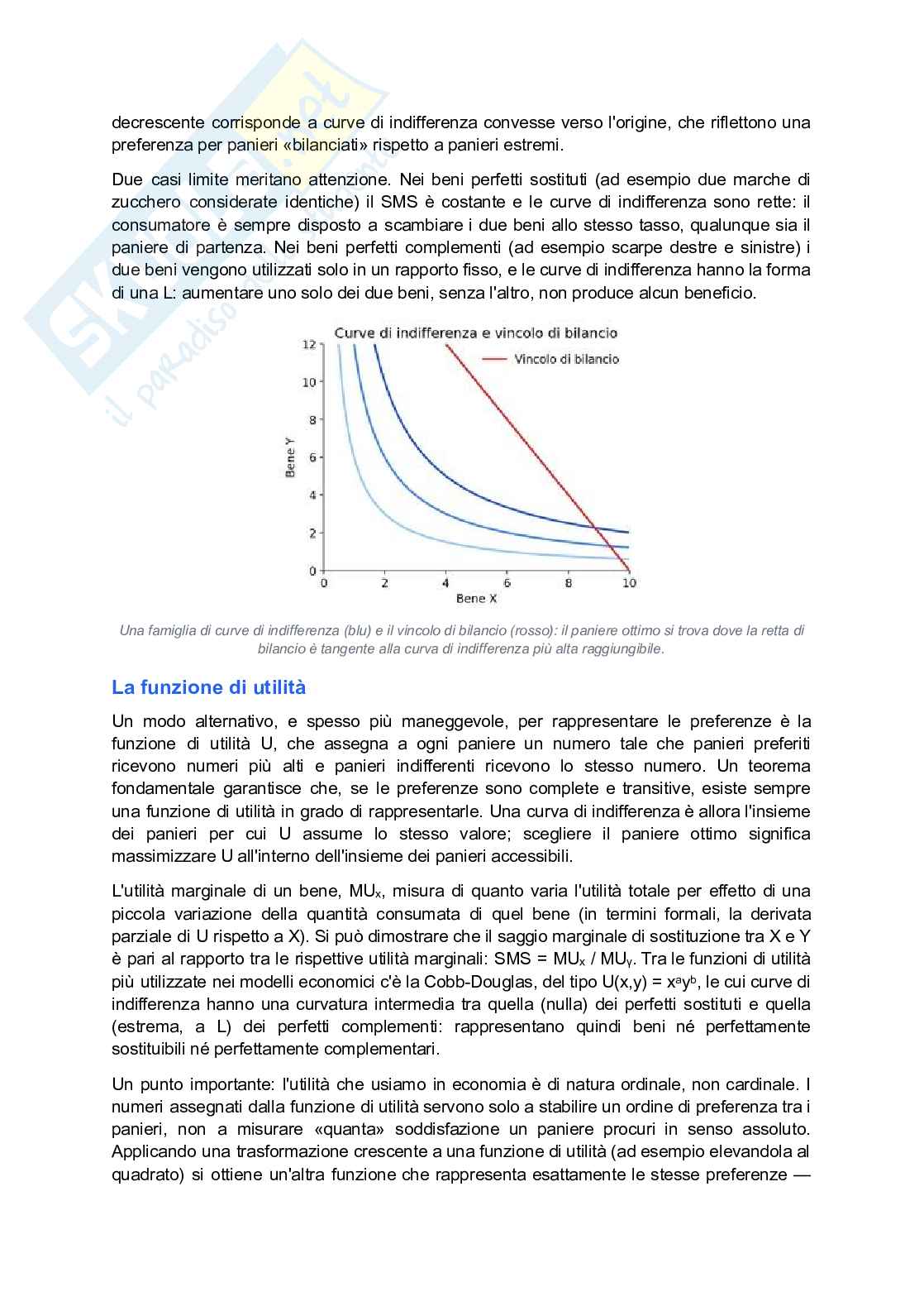 Schema discorsivo in preparazione all'esame di Microeconomia Pag. 6