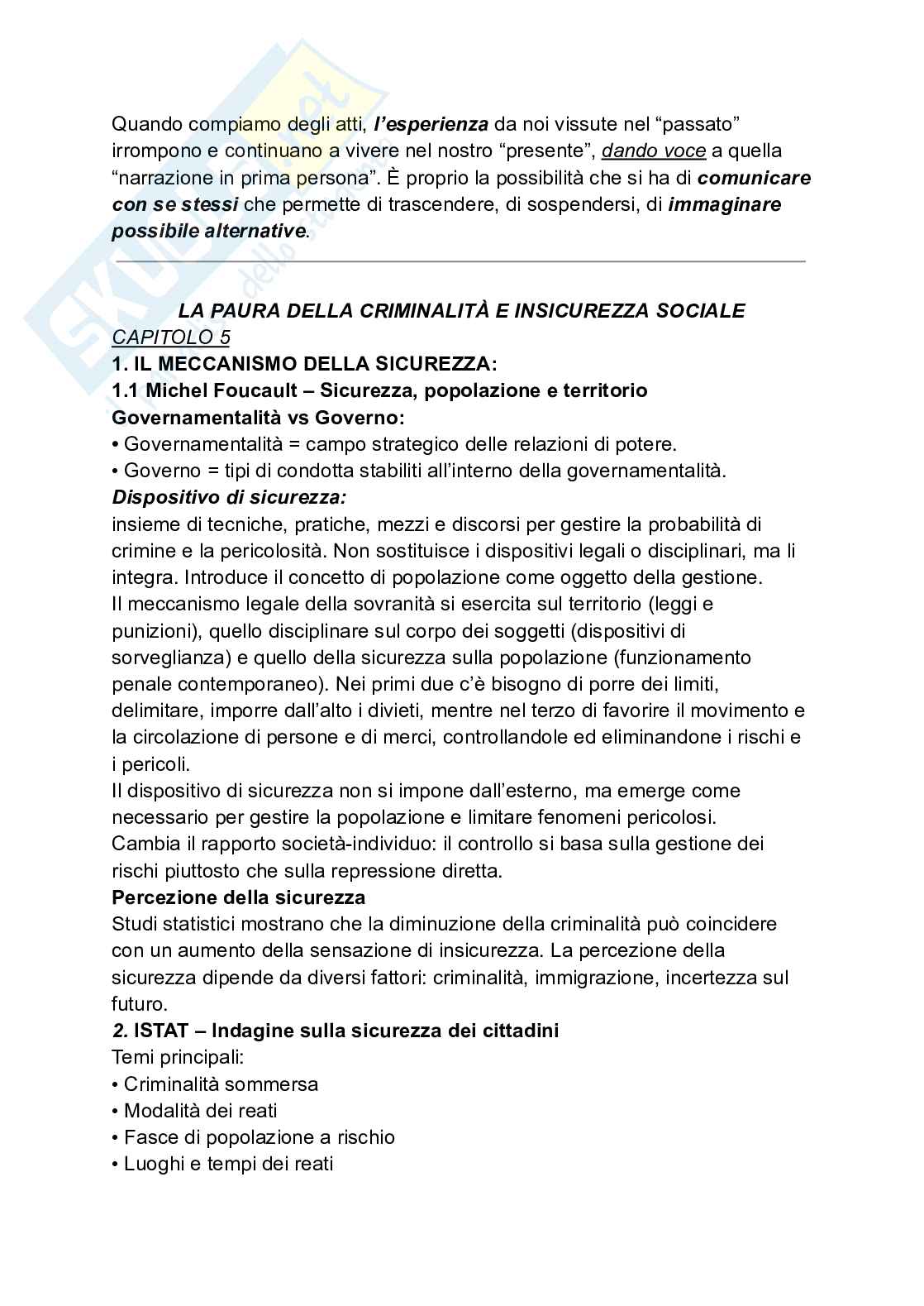 Riassunto esame Criminologia e sociologia della devianza, Prof. Curti Sabina, libro consigliato Criminologia e sociologia della devianza, 5 edizione, Curti  Pag. 51