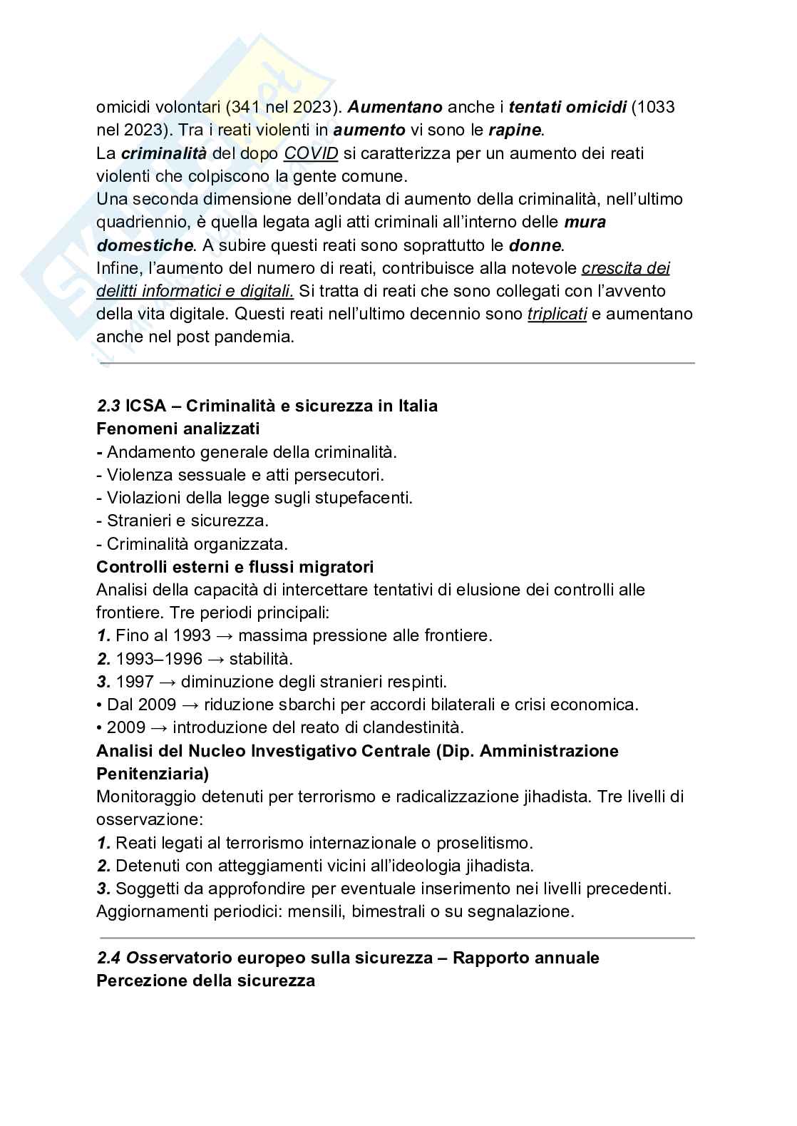 Riassunto esame Criminologia e sociologia della devianza, Prof. Curti Sabina, libro consigliato Criminologia e sociologia della devianza, 5 edizione, Curti  Pag. 56