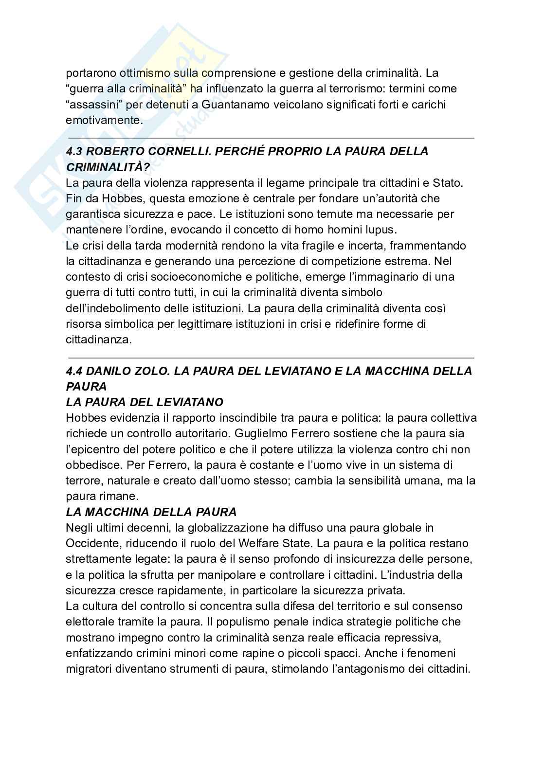 Riassunto esame Criminologia e sociologia della devianza, Prof. Curti Sabina, libro consigliato Criminologia e sociologia della devianza, 5 edizione, Curti  Pag. 61