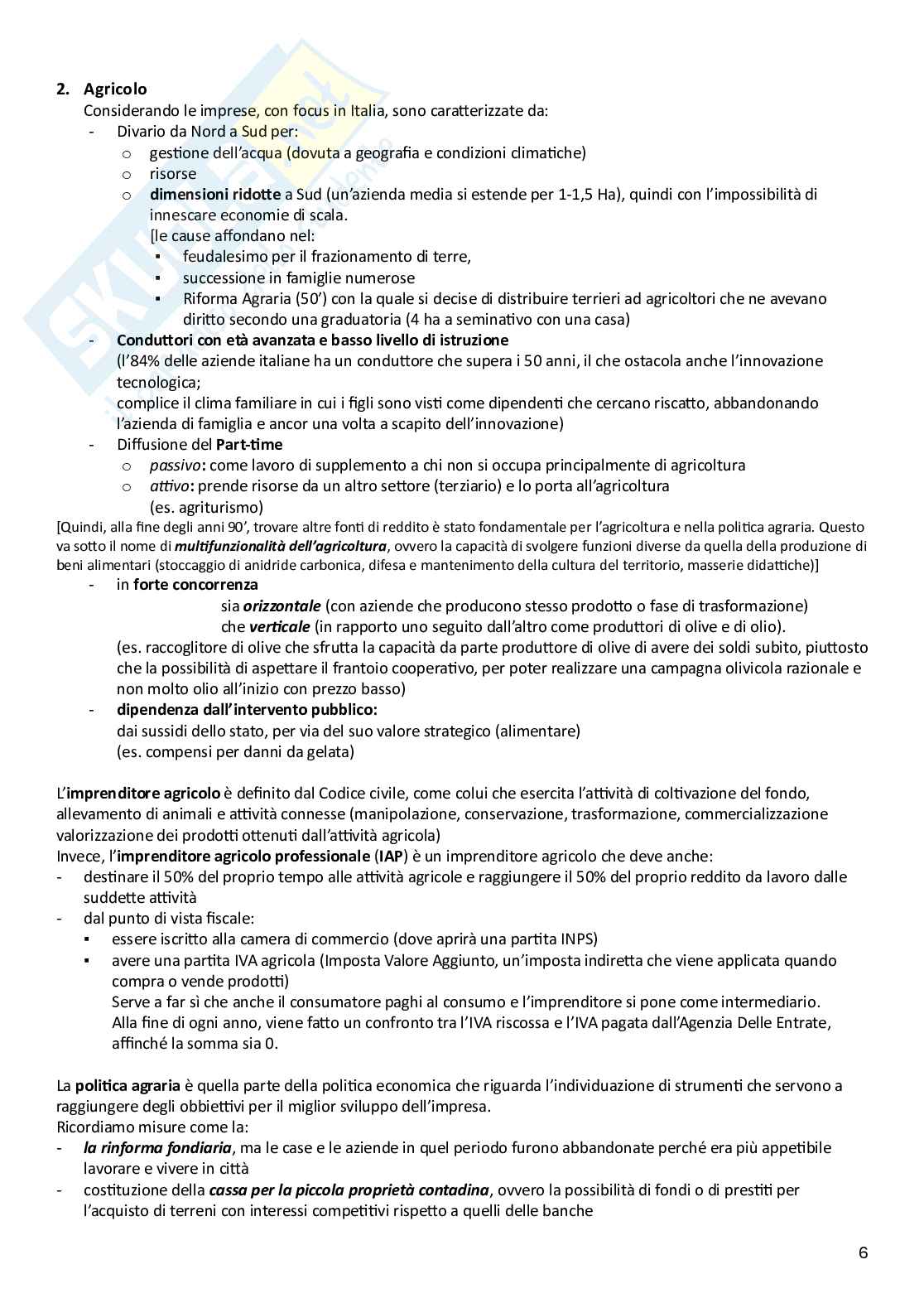 Politica agraria Pag. 6