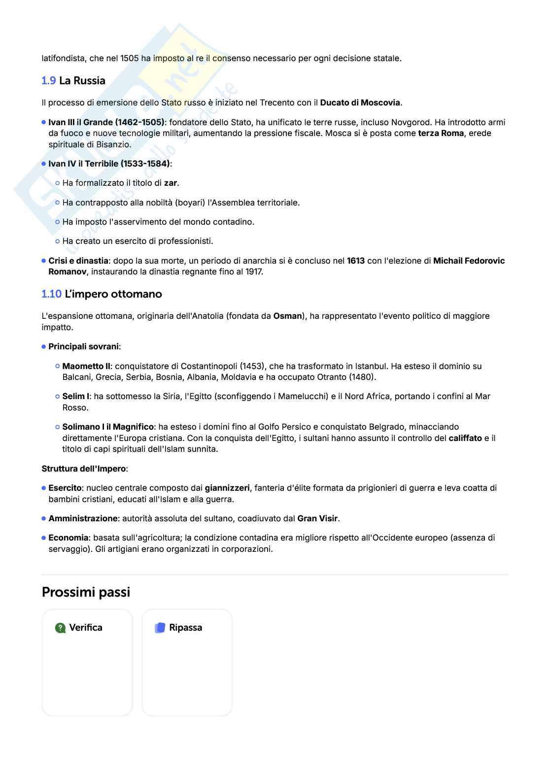Riassunto esame Storia moderna, Prof. Lupi Regina, libro consigliato Storia moderna, Criscuolo  Pag. 26