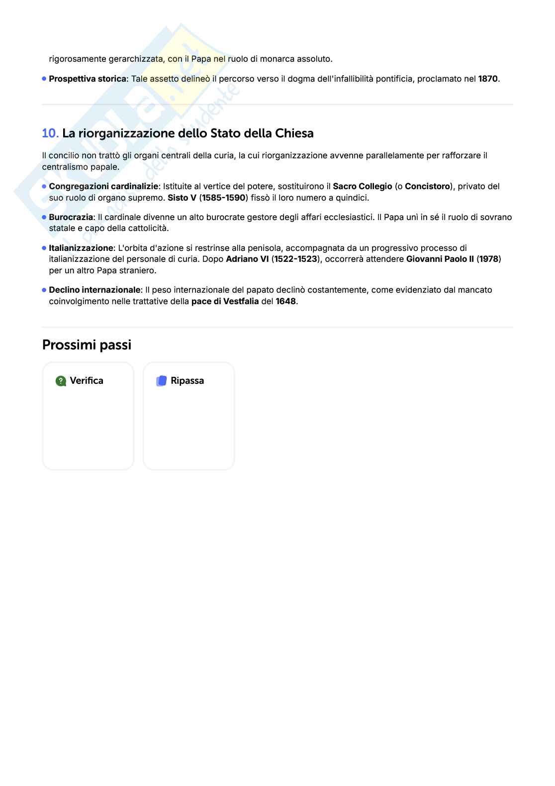 Riassunto esame Storia moderna, Prof. Lupi Regina, libro consigliato Storia moderna, Criscuolo  Pag. 51