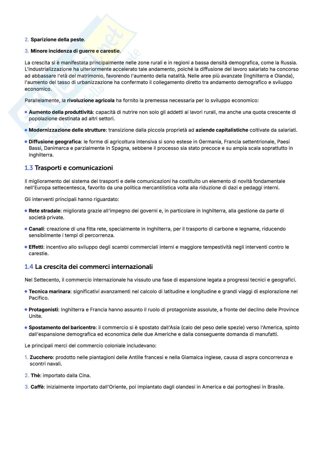 Riassunto esame Storia moderna, Prof. Lupi Regina, libro consigliato Storia moderna, Criscuolo  Pag. 91
