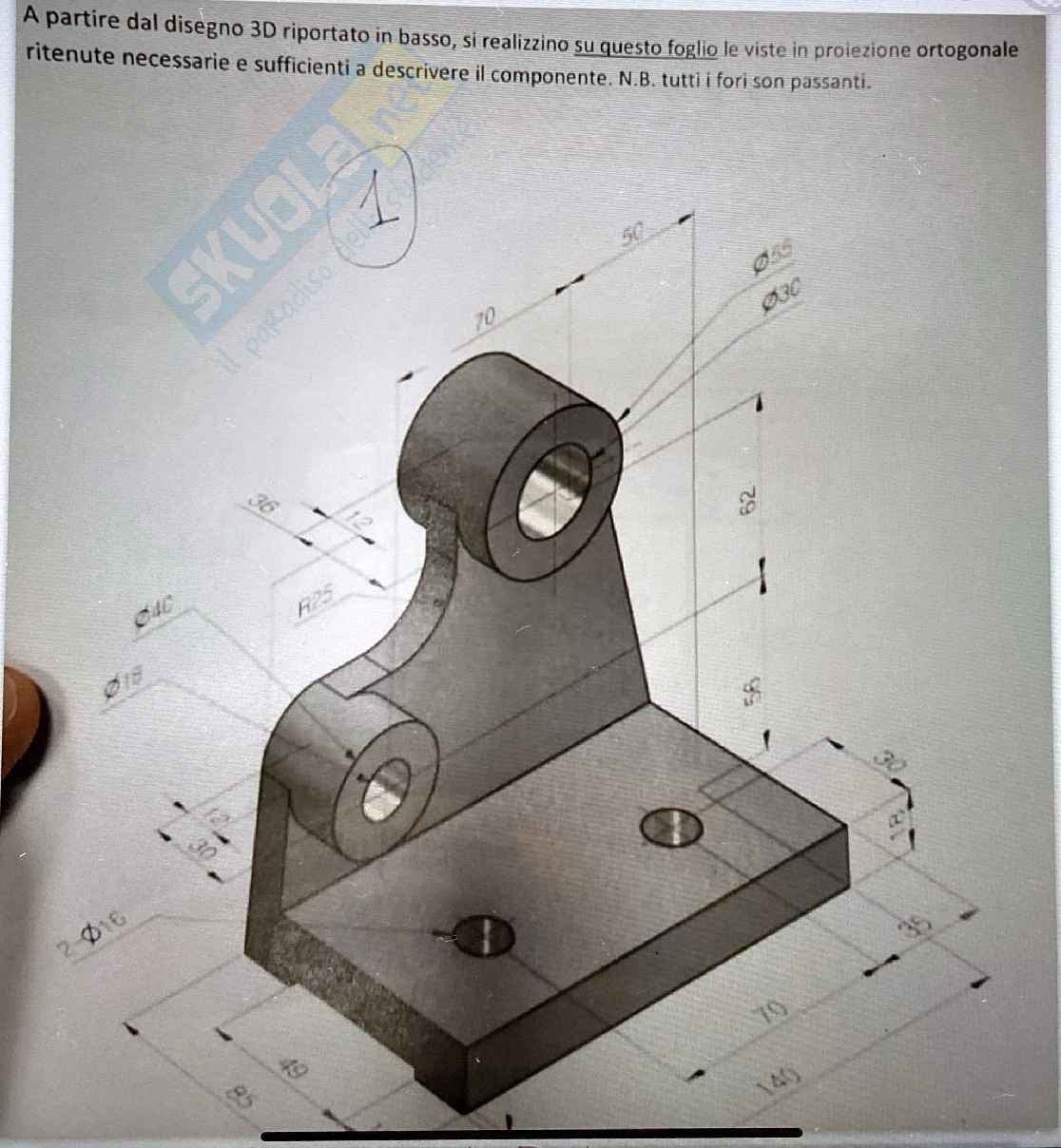 Studi di fabbricazione parte disegno Pag. 1