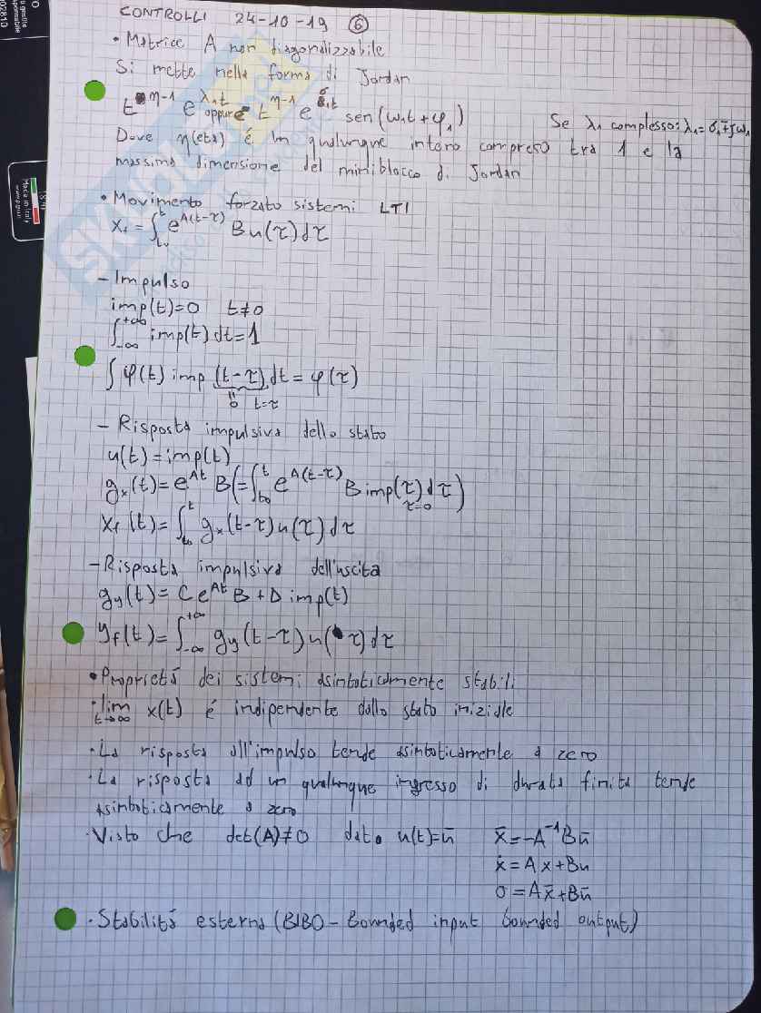 Appunti di controlli automatici Pag. 11